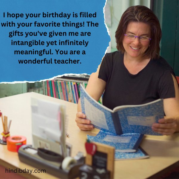 Happy Birthday Wishes For Teacher 