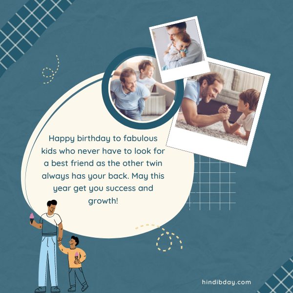 Birthday Wishes For twins In English