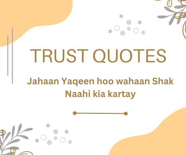 Quotes on trust 