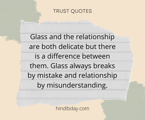 Quotes on trust 
