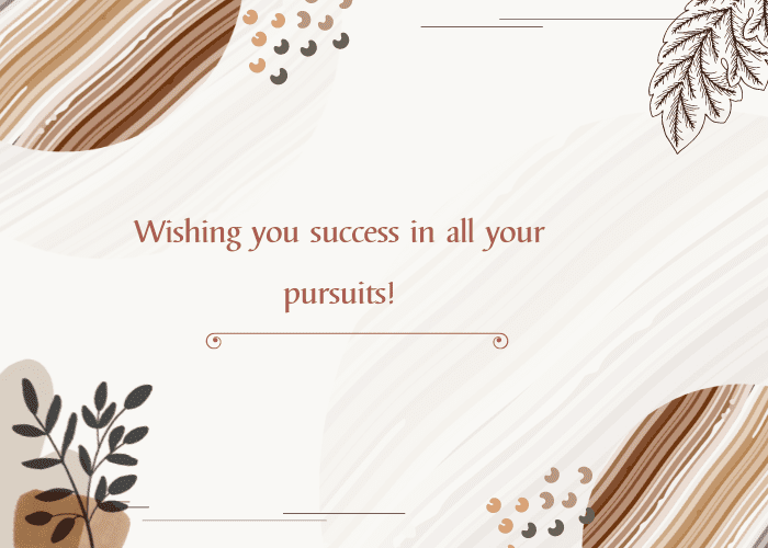 WISHES FOR SUCCESS IN ENGLISH
